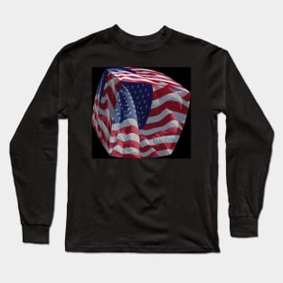 Stars and Stripes cubed. Long Sleeve T-Shirt